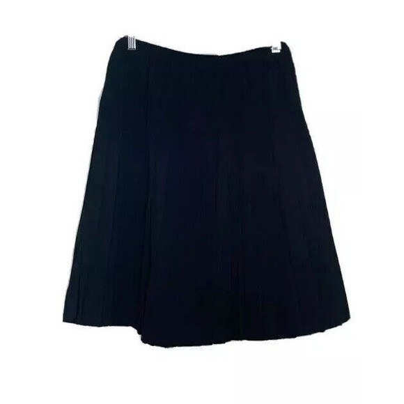 Fritzi Skirt Womens Medium Black A Line Elastic Waist M Mid Length NEW - Picture 1 of 6